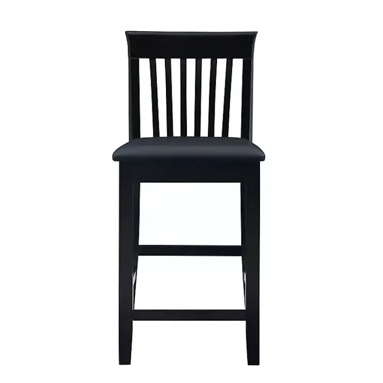 Kirklands Home Bar Stools & Counter Height Stools|Jayden Craftsman Counter Stool Black