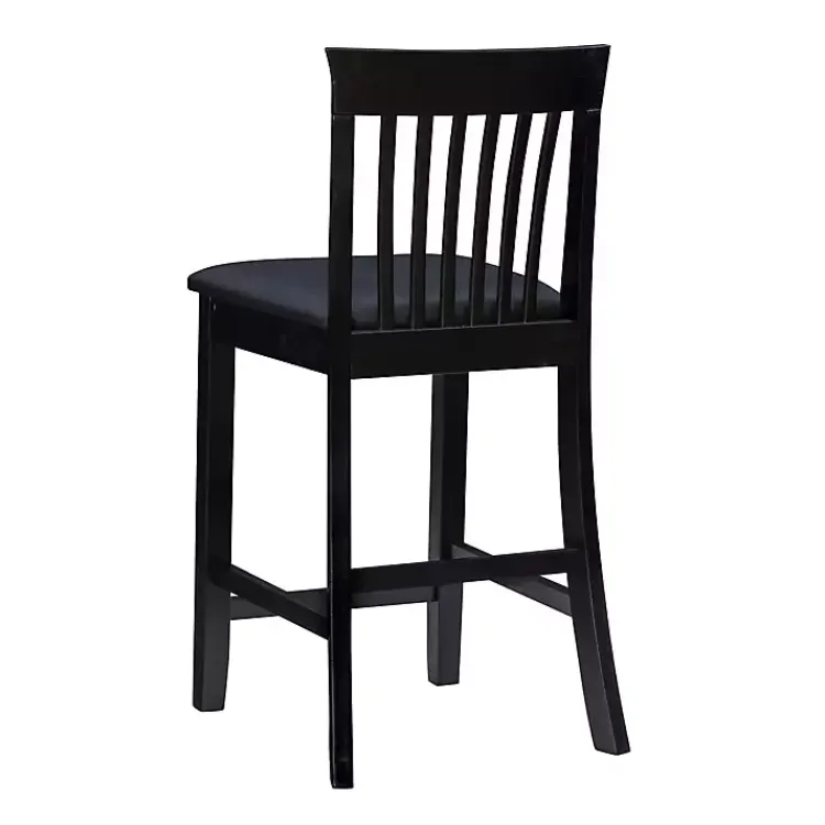 Kirklands Home Bar Stools & Counter Height Stools|Jayden Craftsman Counter Stool Black
