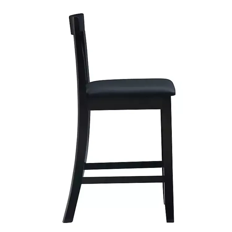 Kirklands Home Bar Stools & Counter Height Stools|Jayden Craftsman Counter Stool Black