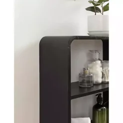 Kirklands Home Shelves|Kato Single Drawer Wall Shelf Black