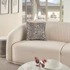 Online Black Leopard Jacquard Pillow Pillows