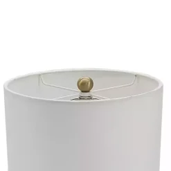 Kirklands Home Buffet Lamps|Black Marble and Gold Metal Buffet Lamp