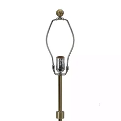 Kirklands Home Buffet Lamps|Black Marble and Gold Metal Buffet Lamp