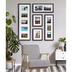 Kirklands Home Gallery Wall Frames|Black Matted 5-pc. Gallery Wall Picture Frame Set