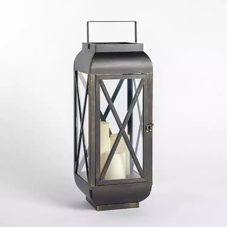 Sale Metal and Glass Thomas Lantern, 24 in. Lanterns