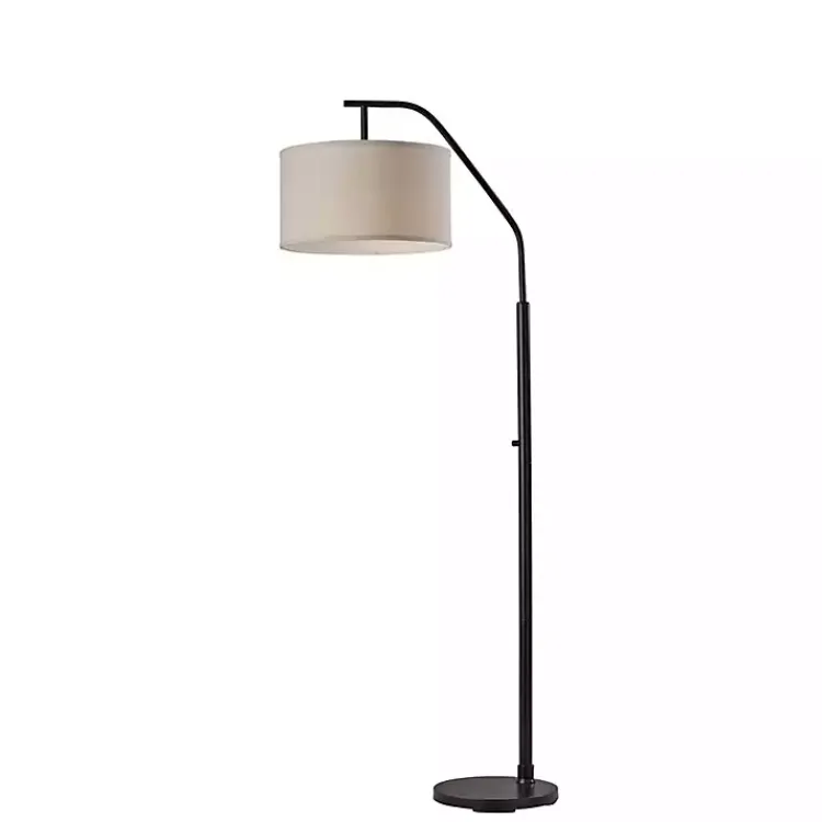 Kirklands Home Floor Lamps|Metal Arch Floor Lamp Black