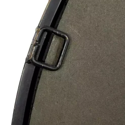 Kirklands Home Decorative Mirrors|Black Metal Arch Framed Mirror