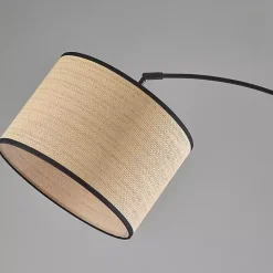 Kirklands Home Floor Lamps|Metal Arched Floor Lamp Black