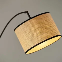 Kirklands Home Floor Lamps|Metal 3-Arm Arched Floor Lamp Black