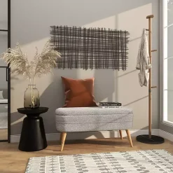 Kirklands Home Accent & End Tables|Metal Bell Shaped Accent Table Black