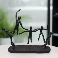 Metal Contortionist Statue Statues & Figurines