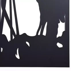 Kirklands Home Wall Plaques|Metal Egrets II Wall Plaque Black