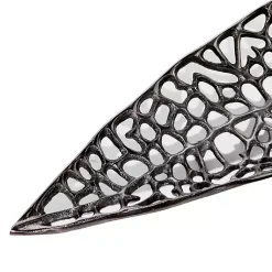 Hot Metal Leaf Trays, Set of 2 Decorative Trays