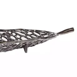 Hot Metal Leaf Trays, Set of 2 Decorative Trays