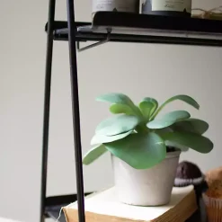 Kirklands Home Kitchen Storage|Metal 2-Tier Folding Display Rack Black