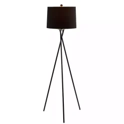 Kirklands Home Floor Lamps|Metal Tripod Twist Floor Lamp Black