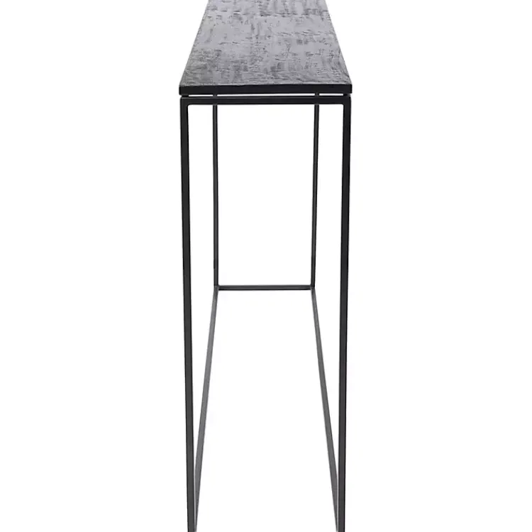 Kirklands Home Console Tables|Metal Wire Frame Console Table Black