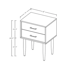 Kirklands Home Accent & End Tables|Mid-Century Modern Accent Table Black