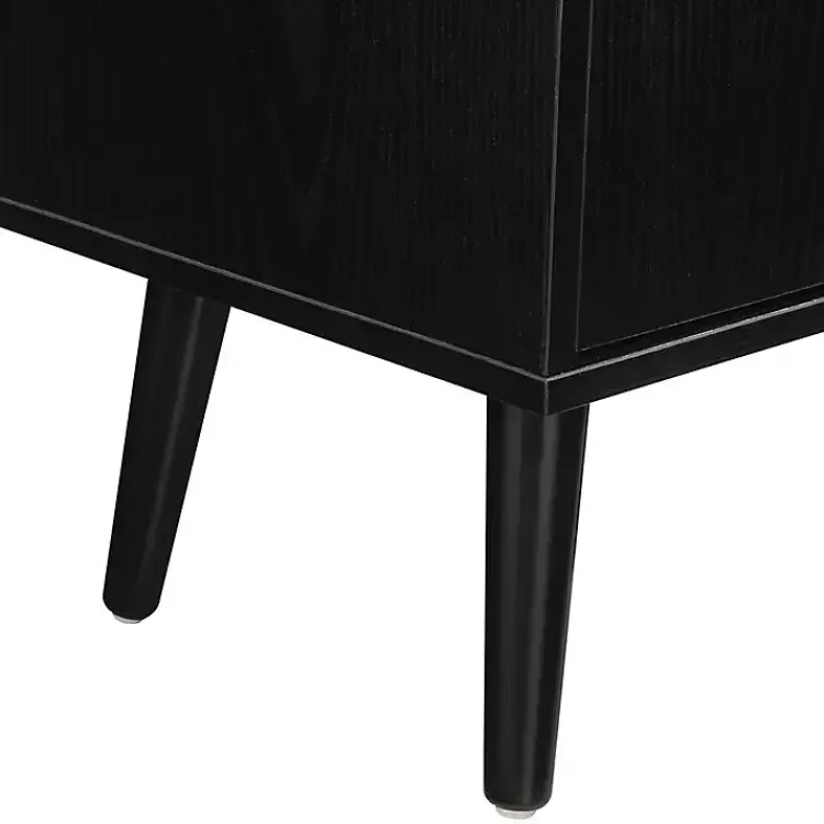Kirklands Home Cabinets & Sideboards|Mid-Century Modern Cubby Cabinet Black