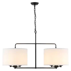 Kirklands Home Chandeliers & Pendant Lighting|Black Modern Cluster Chandelier