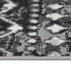 Kirklands Home Area Rugs|Moroccan Area Rug, 8x10 Black