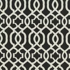 Kirklands Home Outdoor Cushions & Pillows|Black New Geometric Outdoor Chair Cushion