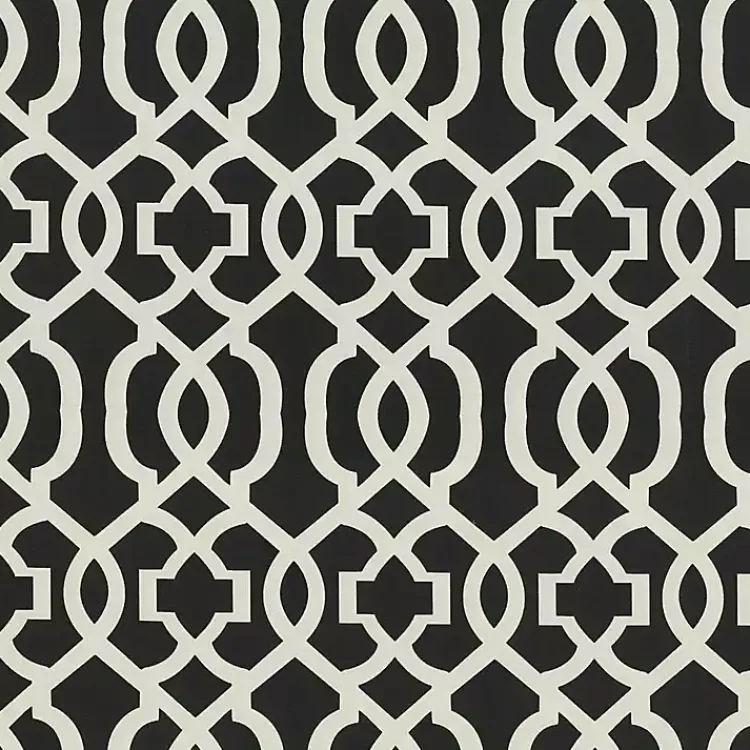 Kirklands Home Outdoor Cushions & Pillows|Black New Geometric Outdoor Chair Cushion