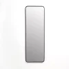 Kirklands Home Framed Mirrors|Black Nouveau Panel Wall Mirror