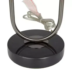 Kirklands Home Table Lamps|Open Metal Loop Table Lamp Black