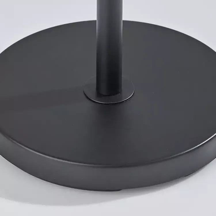 Kirklands Home Floor Lamps|Pleated Empire Shade Jeremy Floor Lamp Black