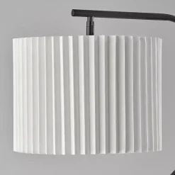 Kirklands Home Floor Lamps|Pleated Shade Floor Lamp Black