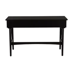 Kirklands Home Office Furniture|Rattan Ryker Desk Black