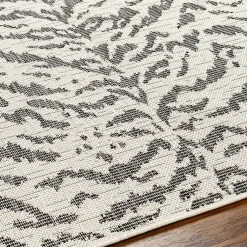 Kirklands Home Outdoor Rugs|Black Ravello Outdoor Rug, 5x7