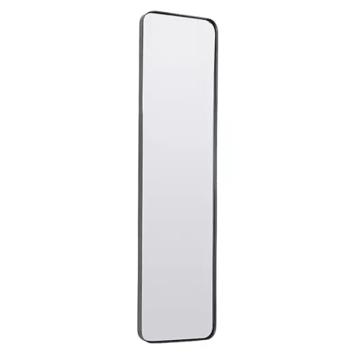 Kirklands Home Framed Mirrors|Rectangle Beveled Wall Mirror Black