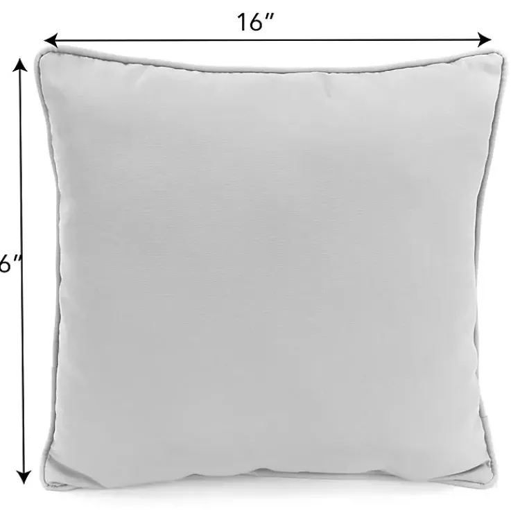 Kirklands Home Outdoor Cushions & Pillows|Black Reserved for the Dog Outdoor Pillow