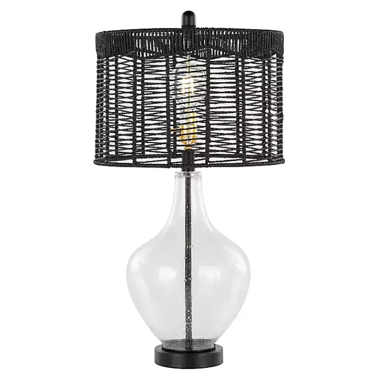 Kirklands Home Table Lamps|Rope Jenny Table Lamps, Set of 2 Black