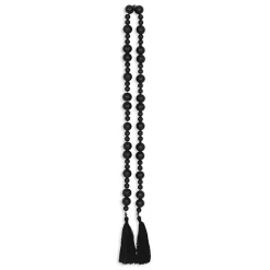 Hot Round Wood Bead Tassel Garland Decorative Accents