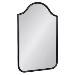 Kirklands Home Decorative Mirrors|Scalloped Arch Fellows Wall Mirror Black