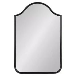 Kirklands Home Decorative Mirrors|Scalloped Arch Fellows Wall Mirror Black