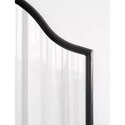 Kirklands Home Decorative Mirrors|Scalloped Arch Fellows Wall Mirror Black