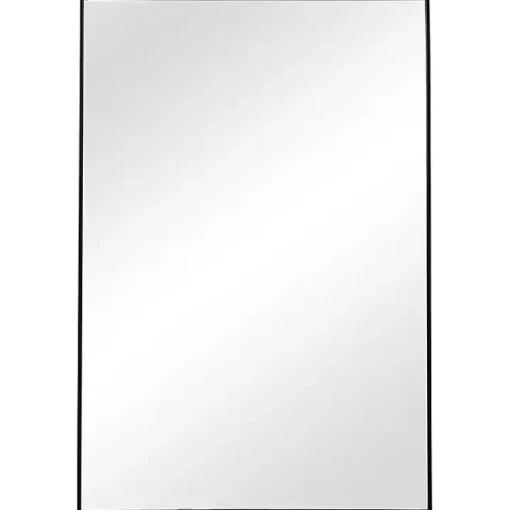Kirklands Home Framed Mirrors|Simple Frame Rectangle Wall Mirror Black