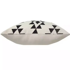 Kirklands Home Outdoor Cushions & Pillows|Black Southwestern Geometric Outdoor Pillow
