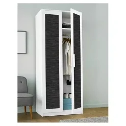 Kirklands Home Wall Murals & Wallpaper|Textured Grassweave Peel & Stick Wallpaper Black