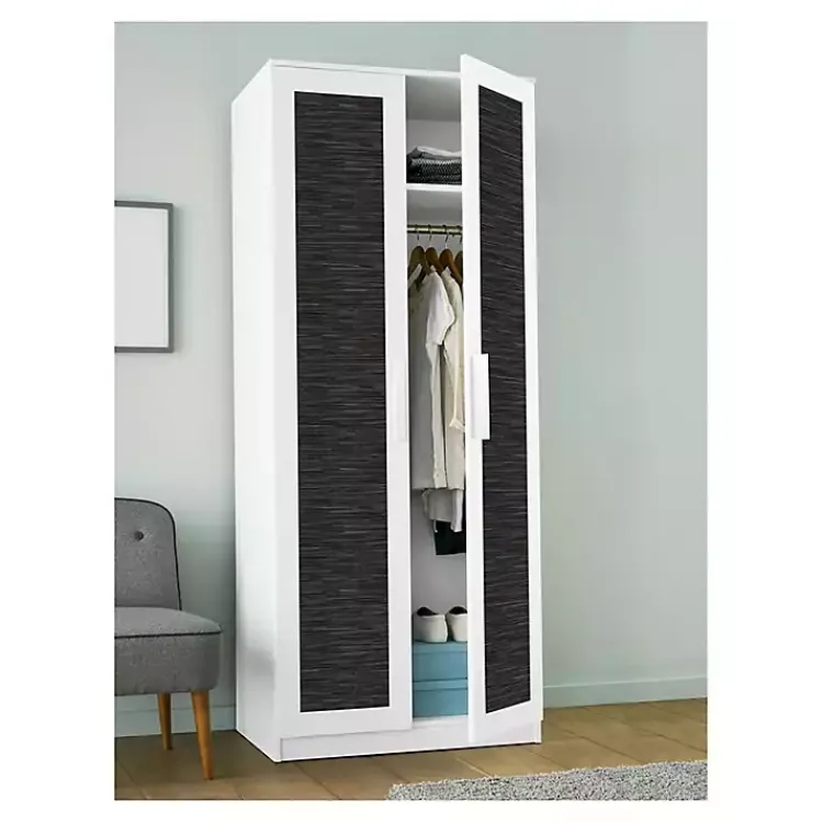 Kirklands Home Wall Murals & Wallpaper|Textured Grassweave Peel & Stick Wallpaper Black