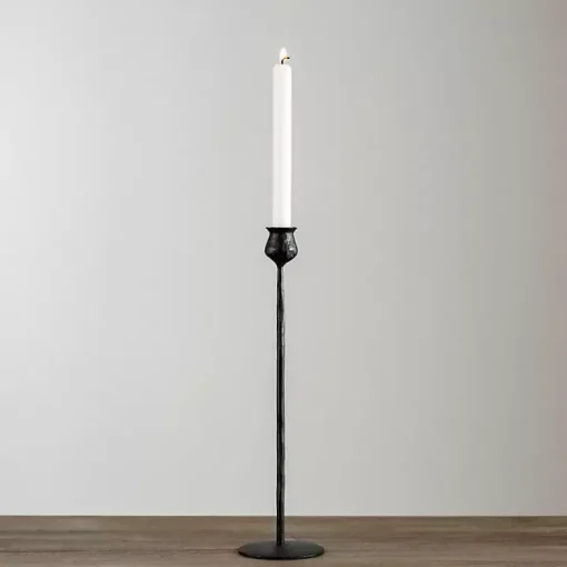 Textured Taper Candle Holder, 16 in. Candle Holders