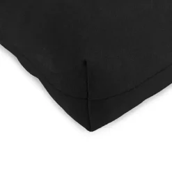Kirklands Home Outdoor Cushions & Pillows|Tufted Outdoor Chair Cushions, Set of 2 Black