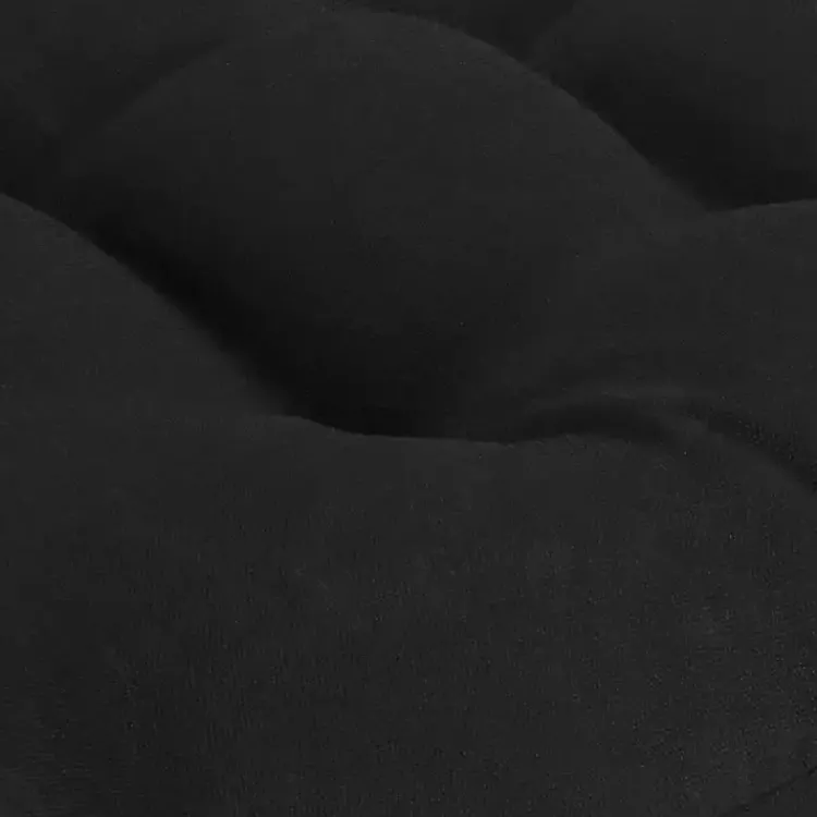 Kirklands Home Outdoor Cushions & Pillows|Tufted Outdoor Chair Cushions, Set of 2 Black