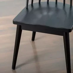 Kirklands Home Dining Chairs|Windsor Dining Chair Black