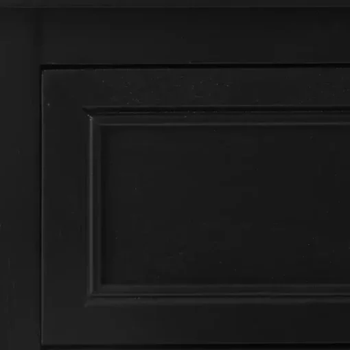 Kirklands Home Cabinets & Sideboards|Wood & Natural Rattan Small Cabinet Black