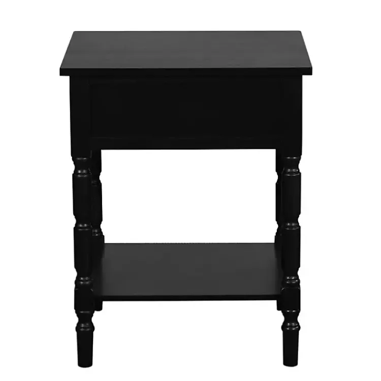 Kirklands Home Accent & End Tables|Wood Barrett Accent Table Black